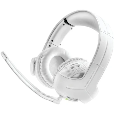 Imagen de Thrustmaster Y 400Xw Binaural Diadema Blanco Auriculares con micrófono (Consola de Juegos, Binaural, Diadema, Blanco, Xbox 360, Inalámbrico)