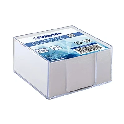 Imagen de Waytex 931081 Bloc de notas (9 x 9 cm, 350 unidades), color blanco
