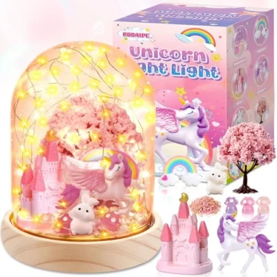 Imagen de RDDAIPE DIY Niños Luz de la Noche Unicornio, Lampara Unicornio Niña Manualidades, Juguete 3 4 5 6 7 8 9 Años, Juegos 10 11 Regalos Niñas 12 Años