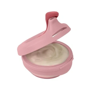 Imagen de b.box Alimentador de Comida para Bebé Reutilizable Fill + Feed Contenedor Silicona con Tapadera Apto Microondas y Lavavajillas Sin BPA 4 m+ 110 ml