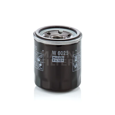 Imagen de MANN FILTER W 6025 Filtro de aceite M 20 X 1.5 con válvula bloqueo retorno enroscable RENAULT: Megane 4, Clio LAGUNA 3