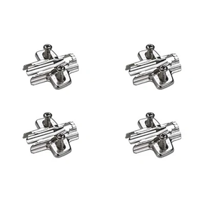 Imagen de Placa de montaje transversal Hettich Ajuste altura orificio oblongo para Sensys y bisagras Intermat (9071626) x4