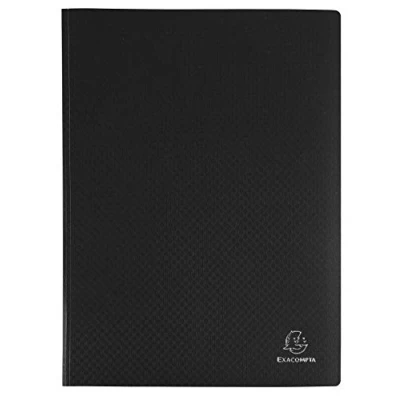 Imagen de Exacompta 8531E Carpeta de 30 fundas PVC, A4, color negro