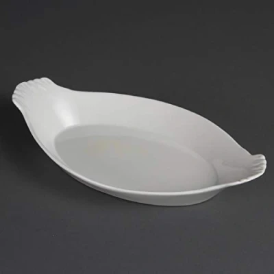 Imagen de Olympia Whiteware Platos ovalados para servir (6 unidades, 320 x 177 mm)