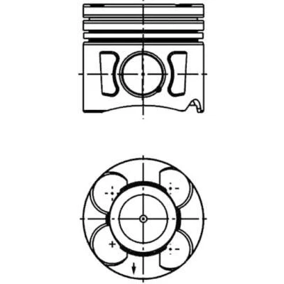 Imagen de KOLBENSCHMIDT 41648600 Pistóns 69,6