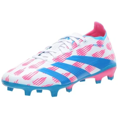Imagen de adidas Predator League Fg Skor Unisex EU, Blanco Solar Azul Rosa, 40 EU