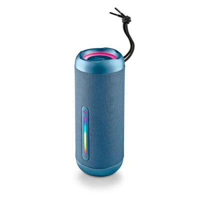 Imagen de NGS Roller Furia 2 Blue Altavoz Inalámbrico Compatible con Bluetooth, Impermeabilidad IPX7, 30 W, True Wireless, USB, Duración Batería 9 Horas, Azul …