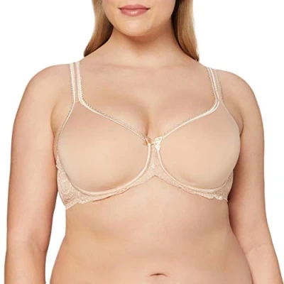 Imagen de Playtex Sujetador preformado con foam aros de microfibra transpirable Mujer x1, Beige, 80E