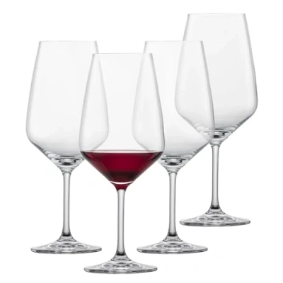 Imagen de Schott Zwiesel Copas de vino tinto Burdeos (juego 4 unidades), atemporales para tinto, apto lavavajillas, fabricado en Alemania (número referencia 123607)