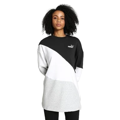 Imagen de PUMA Power Cat Crew TR Sudor, Mujer, Negro Black, S