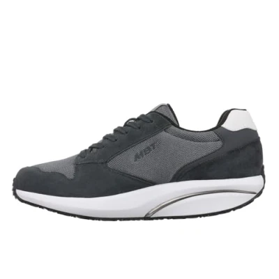 Imagen de MBT 1997 Classic II Zapatillas Casual para Hombre Estilo Moderno. Deportivas Anatómicas y Cómodas. Calzado Fisiológico Confort Estabilidad con Suela Curva. Sneakers Cordón. Color Gris
