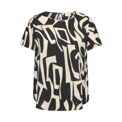 Imagen de ONLY Carmakoma Carvica LIFE Camiseta estampada, Mujer, Talla: 44, Black
