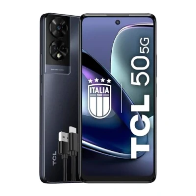 Imagen de TCL Mobile 50 5G Smartphone, chipset MediaTek Dimensity 6100+, Pantalla HD+ 90Hz de 6,56 Pulgadas, 128, 8 RAM, Extensión 4 y Cámara Dual Híbrida MP, Android 14, 5010 mAh