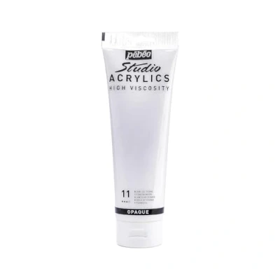 Imagen de Pébéo Acrílico Fine Studio Pintura acrílica Blanco De Titanio 250 ml