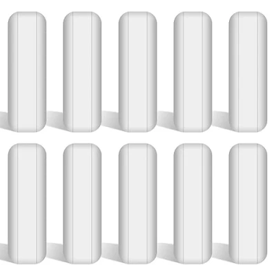 Imagen de stonylab Barra de Agitación Laboratorio, Varillas Agitadoras Magnéticas Recubiertas PTFE 25 mm Mezclador Agitador Blanco para Agitadores, 10 Paquetes