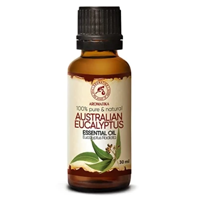 Imagen de Aceite Esencial Eucalipto 30ml Eucalyptus Radiata Australia Mejor para Belleza Sauna Aromaterapia Difusor de Aroma Lámpara Fragancia