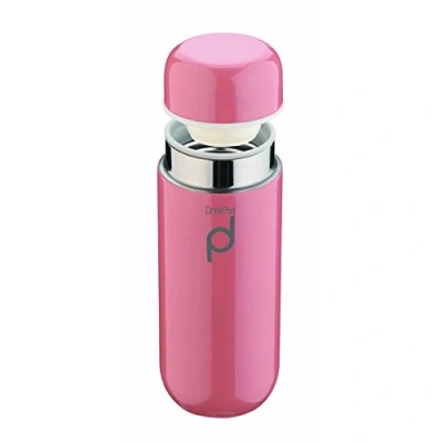 Imagen de Grunwerg Termo Aislante al vacío para Bebidas, a Prueba de Goteo, aguante 8 Horas Bebidas Calientes y 24 frías, Acero Inoxidable, Rosa, 200 ml