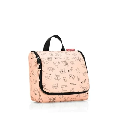 Imagen de reisenthel toiletbag cats and dogs rose Maße: 23 x 20 10 cm / 55 8,5 expanded Volumen: 3 l