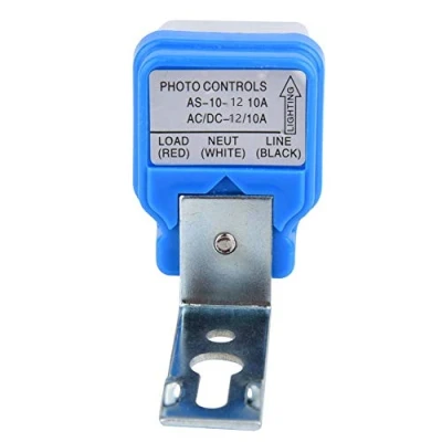 Imagen de Luz de Calle Ajustable Fotocélula Photoswitch Sensor Inteligente Interruptor Control Automático Encendido/Apagado Ca 12v / 24v 110v 10a(12V)