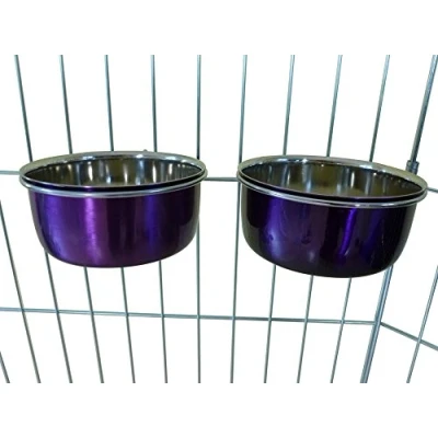 Imagen de Ellie Bo Juego de Cuencos para Perros (0,6 L), Color Morado