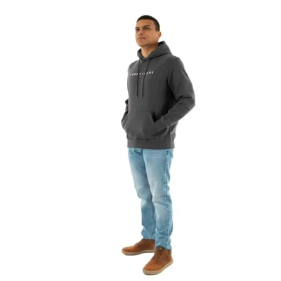 Imagen de Tommy Jeans Linear LOGO Hoodie Sudadera, Hombre, Talla: 54, Washed black