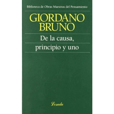 Imagen de De La Causa, Principio Y Uno