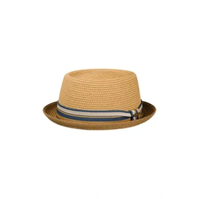 Imagen de Stetson Sombrero de Paja Licano Toyo Pork Pie Mujer/Hombre Playa Sol con Forro, Banda Grosgrain Verano Primavera/Verano M (56 57 cm) marrón