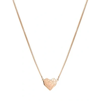 Imagen de Liebeskind LJ 0333 N 40, Collar Corto Mujer, Oro Rosa, talla única