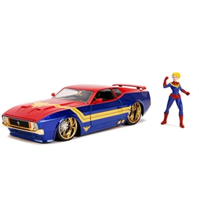 Imagen de Jada Marvel 253225009 Captain Ford Mustang 1:24, tamaño estándar