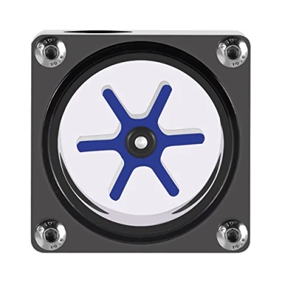Imagen de Indicador de Flujo, G1 / 4 Hilo 6 Impulsor medidor Flujo 3 vías para enfriamiento Agua PC, Observe la Velocidad y los Estados Funcionamiento del