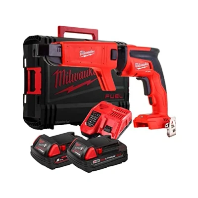 Imagen de Milwaukee M18 FSGC 202X 4500RPM 18V Ión de litio Negro, Rojo atornillador inalámbrico Destornillador (18 V, litio, 2 kg)