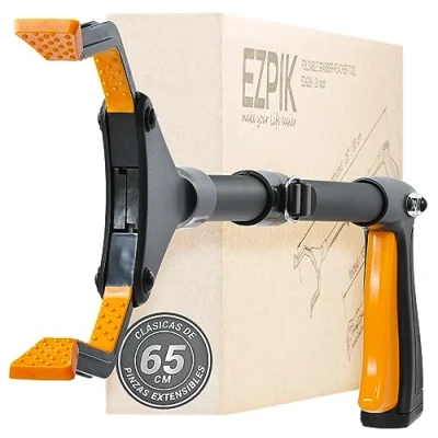 Imagen de EZPIK® Pinzas Recoge Objetos Pequeñas 66 cm Extensibles para Personas Mayores Palo Recogedor Pinza Minusválidos y Ancianos Recoger Basura [Color Negro, Pack 1]