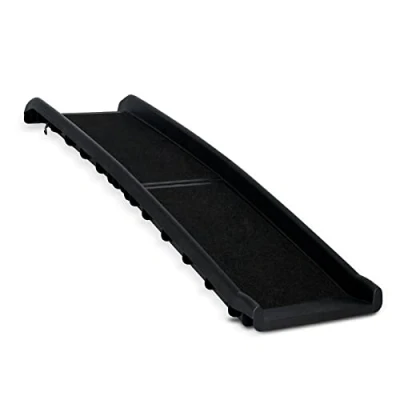 Imagen de lionto Rampa para Perros Escalones Coches Maleteros Mascotas Robusta 156x40 cm Negro