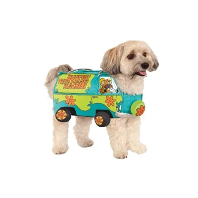 Imagen de Disfraz Oficial de Scooby Doo para Perro la máquina misteriosa Rubie&#039;S, tamaño: Grande Cuello a Cola 55,8 cm, Pecho 50,8 cm