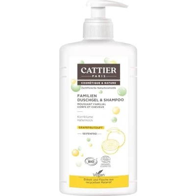 Imagen de Gel de ducha familia Cattier y champú, 1er Pack (1 x 500 ml)