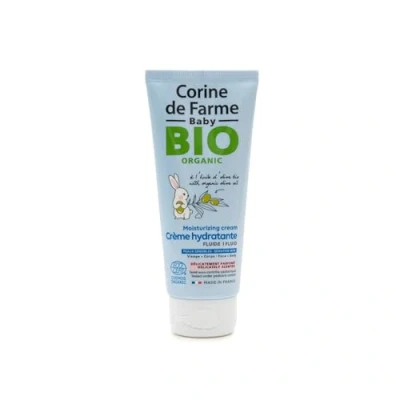 Imagen de Corine de Farme Crema Hidratante Perfumada BIO para Bebés desde el Nacimiento Aceite Oliva y Manteca Karité Piel Sensible Fabricado en Francia