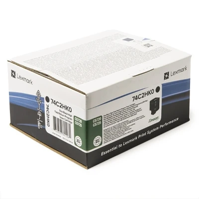Imagen de Tóner Negro Alto Rendimiento Lexmark 74c2hke (20000 Pag) / Corporativo