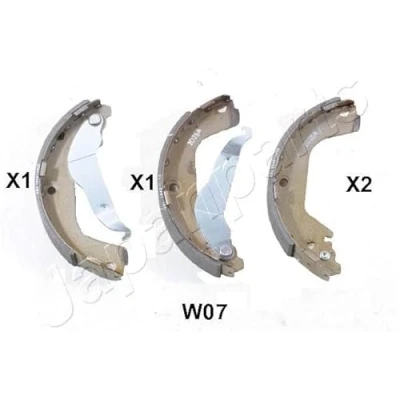 Imagen de JAPANPARTS GF W07AF Zapatas de Freno Eje trasero 254 41