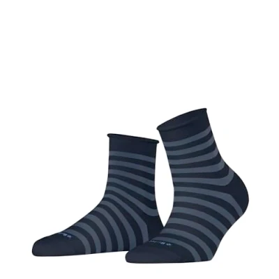 Imagen de Burlington Swansea W SSO algodón estampado 1 par, Calcetines Mujer, Azul (Marine 6120), 36 41