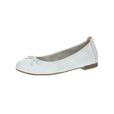 Imagen de CAPRICE Mujer 9 22185 42, Zapatos Tipo Ballet, Color Blanco, 39 EU