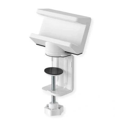 Imagen de VALUE Abrazadera de Mesa para regleta enchufes, giratoria 360, Blanca