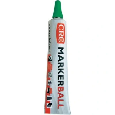 Imagen de CRC 30162 AB MARKER BALL Marcador de pintura permanente con bola acero. Verde 50 ml