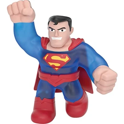 Imagen de Heroes of Goo Jit Zu 41233 Paquete de Juguete Superman DC, héroes Flexibles, pegajosos y elásticos, Color Rojo Azul