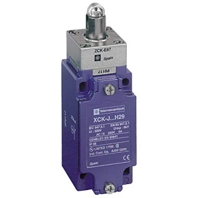 Imagen de Schneider Electric XCKJ167H29 Limit Switch Xckj, Steel Roller Plunger Reinforced, 1Nc+1No, Snap, M20