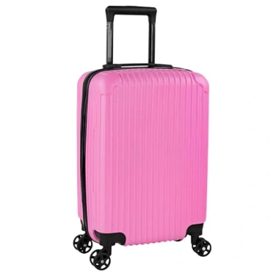 Imagen de ITACA Maleta de Cabina 55x40x20 Maletas Viaje Rígidas Trolley con 4 Ruedas Dobles para Avion Ligera Equipaje Mano Candado Combinación. Compatible Ryanair, Fucsia