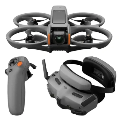 Imagen de Drone DJI Avata 2 Fly More Combo (1 Batería), Vídeo 4K, 12 MP, Autonomía hasta 23 min, Velocidad 16 m/s, Googles 3, RC Motion Gris