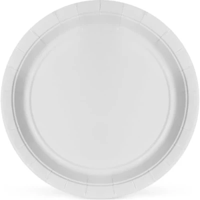 Imagen de Algon Set de 100 Platos Desechables Tamaño 20 cm Resistentes y ecológicos, ideales para fiestas, eventos reuniones