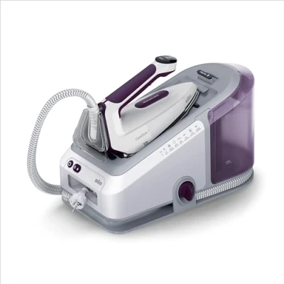 Imagen de Centro de planchado Braun CareStyle IS7266VI, 2700 W, Golpe vapor 550 g/min, 7.5 bar, EloxalPlus soleplate, Violeta