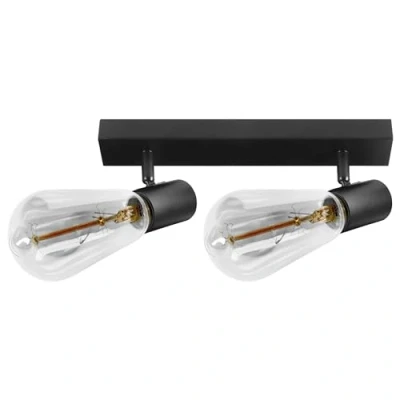 Imagen de Miratic Lampara Techo 60W Aplique Pared Interior Lamparas de Luminaria y IP20 Diseño Elegante Moderno Color Blanco Bombilla no Incluida