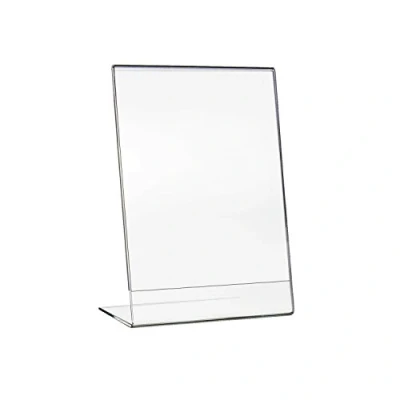 Imagen de HMF 46932 Soporte de Sobremesa inclinado Acrílico DIN A5 Vertical Transparente